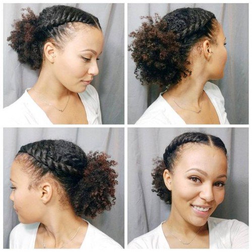 40 Twist Hairstyles For Natural Hair 2017 Herinterest Com