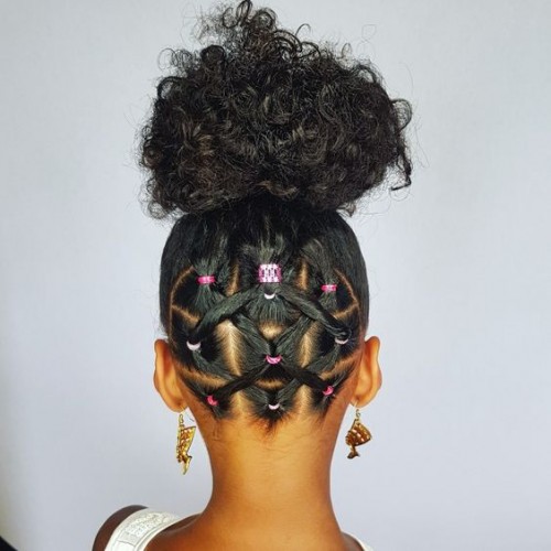 40 Cute Hairstyles for Black Little Girls | herinterest.com/