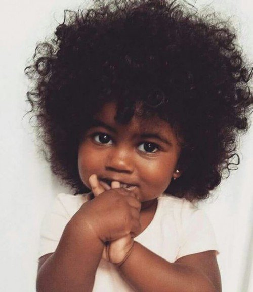 Hairstyles For Black Baby Girl With Curly Hair