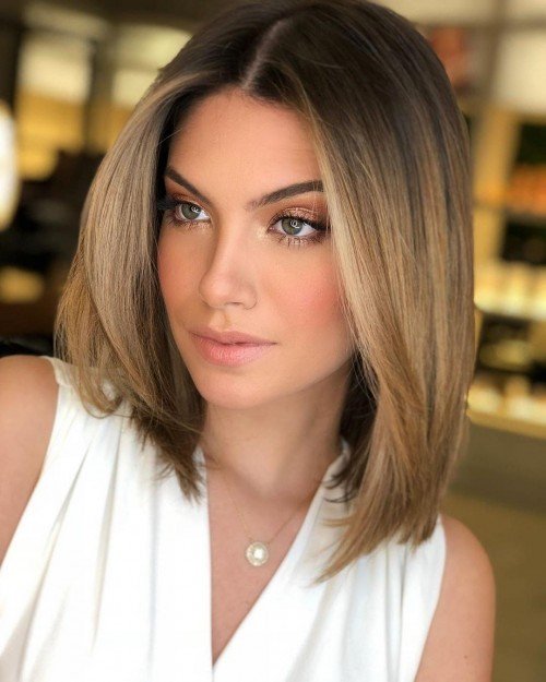 10 Beautiful Medium Length Hairstyles 2019 Herinterest Com