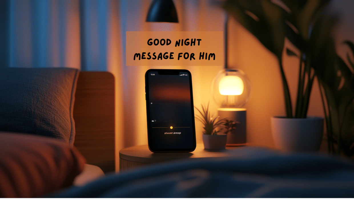 good night message for him
