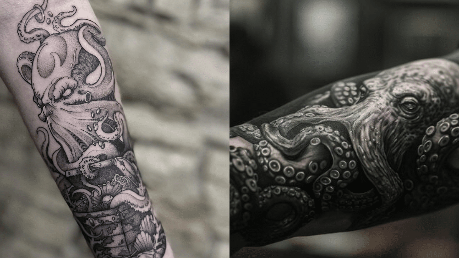 Kraken_Tattoo_vs_Octopus_Tattoo