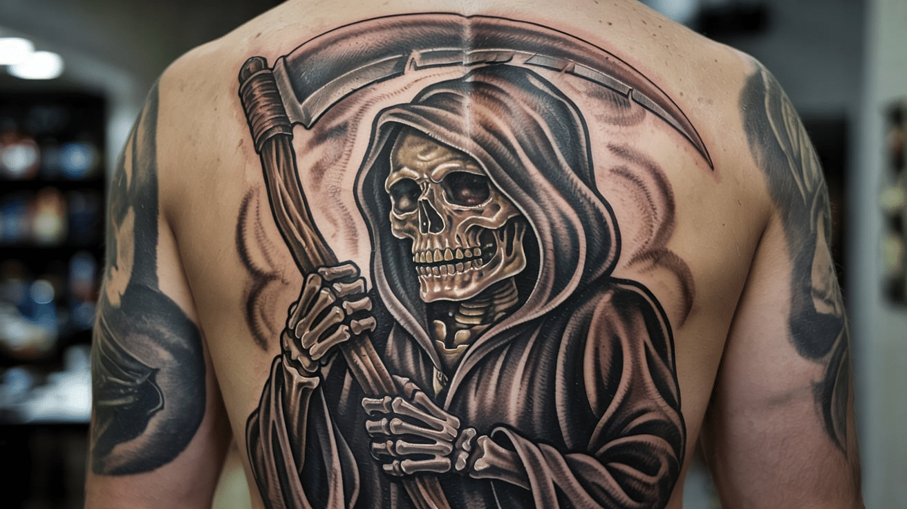 Grim Reaper Tattoo: Meanings and Ideas - HerInterest