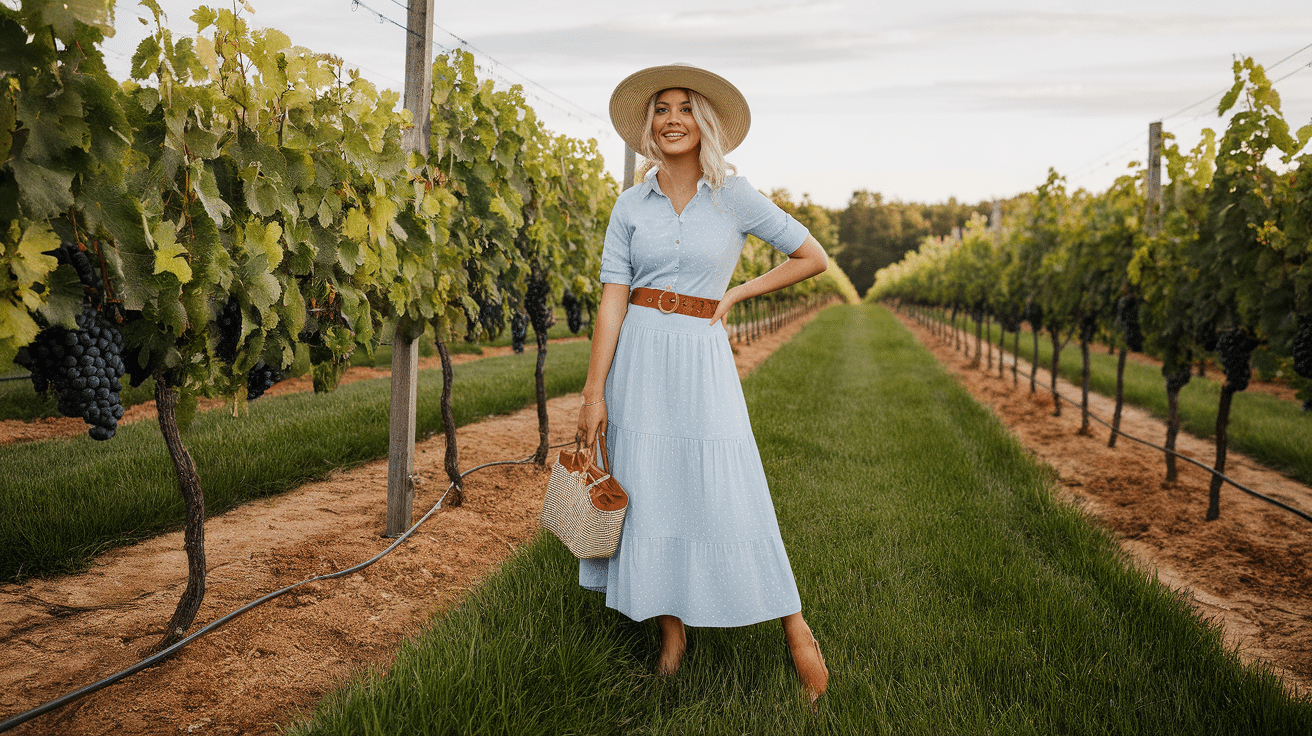 outfit what to wear to a winery
