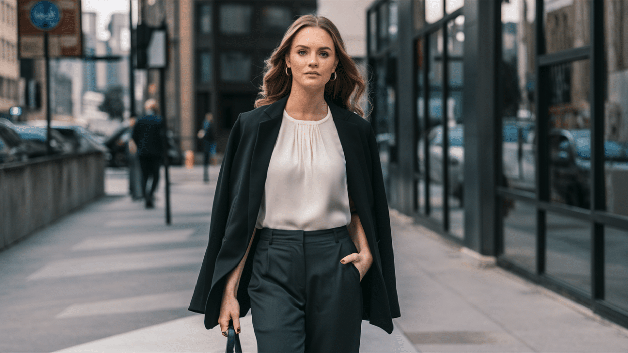 Classic Pants and Blouse Combo