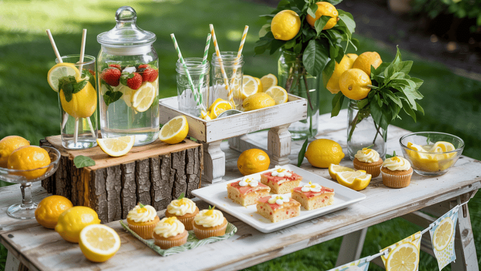 Lemon Themed Food and Drinks