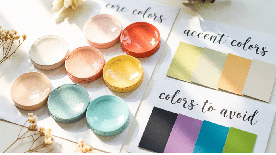 Light Spring Outfit Palette