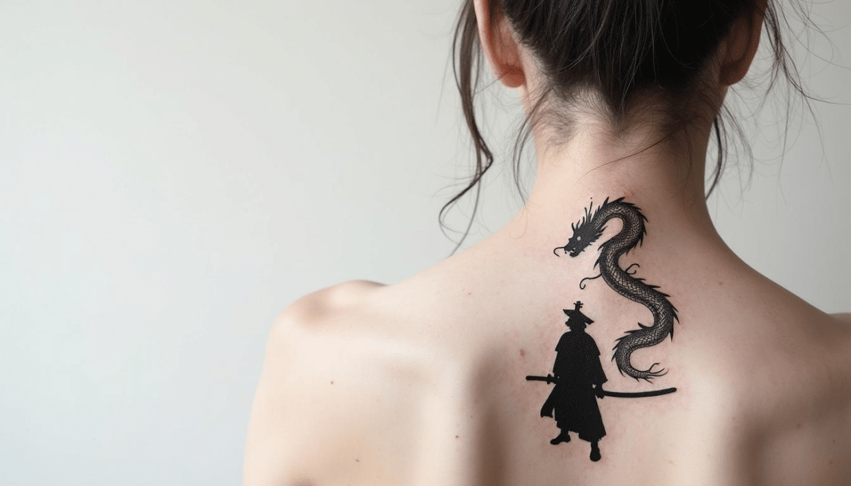 samurai-dragon-tattoo-back